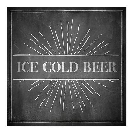 Cgsignlab | בירה קרה קרח -ד פרץ חלון נצמד | 5 x5